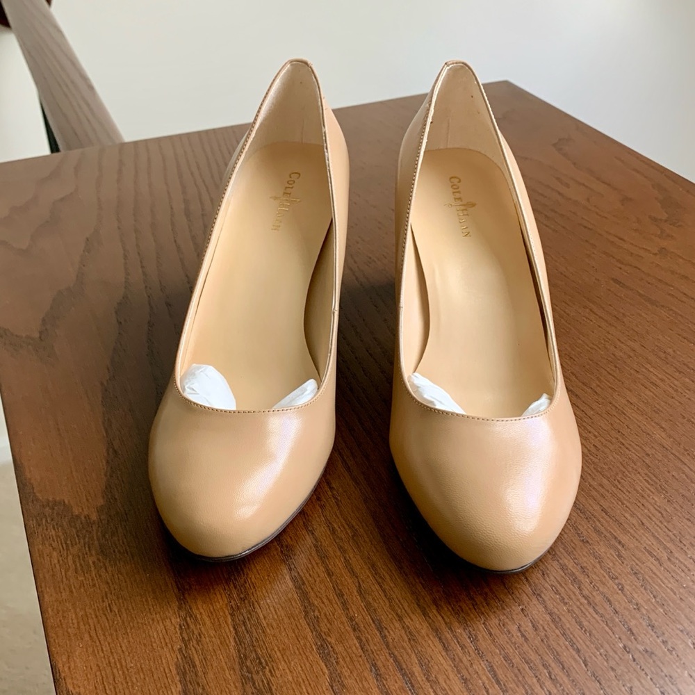 NWOT Cole Haan Tan Leather Pumps, 10